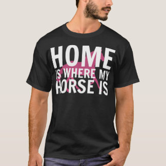 Horseriding van paardenhumor t-shirt