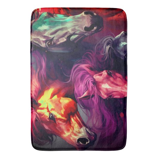 Horses Badmat (Voorkant Verticaal)