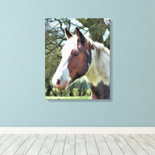 HORSES CANVAS AFDRUK (Insitu (Houten vloer))