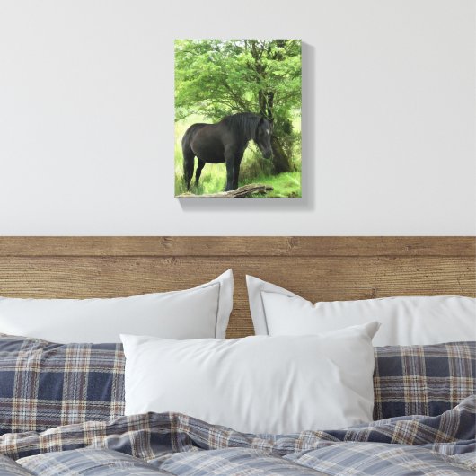 HORSES CANVAS AFDRUK (Insitu (Slaapkamer))
