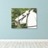 HORSES CANVAS AFDRUK (Insitu (Houten vloer))