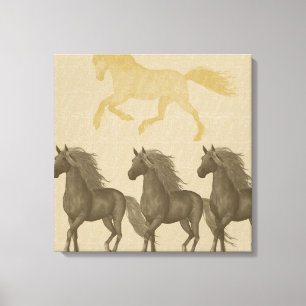 Horses Canvas Afdruk