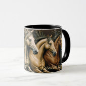 Horses coffee mug (Devant droit)