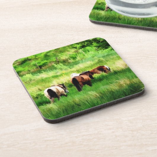 HORSES DRANKJES ONDERZETTER (Linkerzijde)