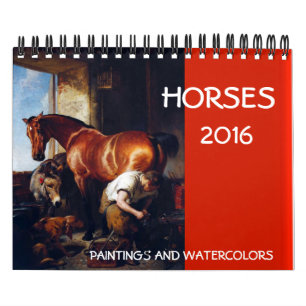 HORSES FIJN KARTschilderijen en tekeningen COLLECT Kalender