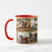 HORSES FINE ART PAINTINGS PARCHMENT, HOEFIJZERS MOK (Links)