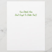 HORSES FLYER (Achterkant)