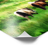 HORSES FOTO AFDRUK (Hoek)