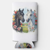 Horses framed by flowers (Achterkant)