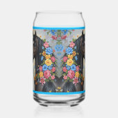  Horses framed in flowers  (Droite)