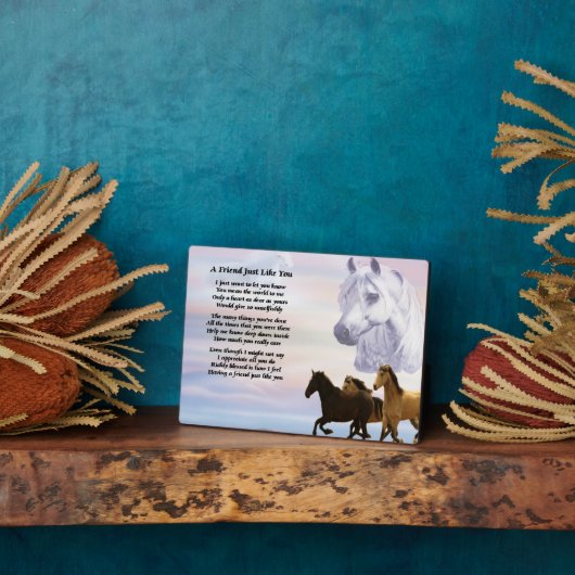 Horses Friend Poem Plaque (Côté)