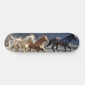 Horses Galloping in Surf Skateboard (Horizontaal)