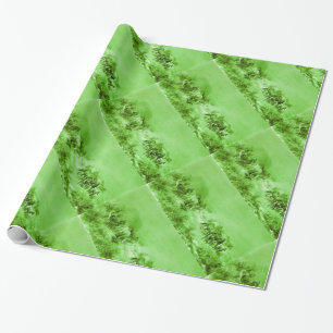 HORSES GRAZEN, Antiek lichtgroen Cadeaupapier