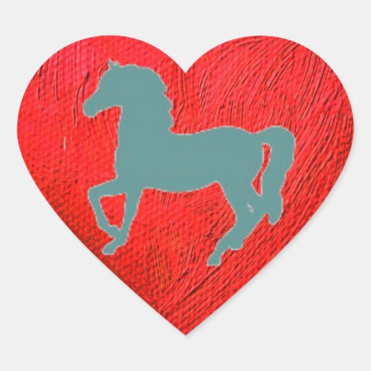 Horses Heart Sticker (Voorkant)