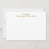 HORSES KAART (Achterkant)