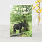 HORSES KAART (Gele Bloem)