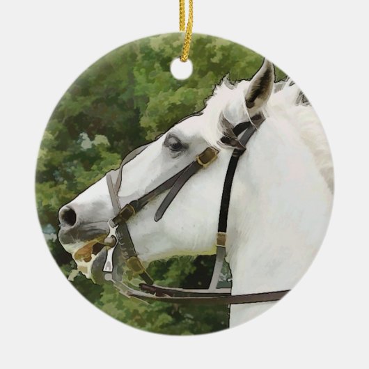 HORSES KERAMISCH ORNAMENT (Voorkant)