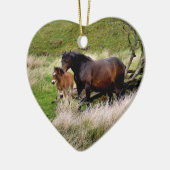 HORSES KERAMISCH ORNAMENT (Links)