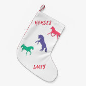 HORSES KINDER/MEISJES kerststop Kleine Kerstsok (Voorkant (Hangend))