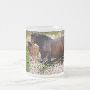 HORSES MATGLAS KOFFIEMOK
