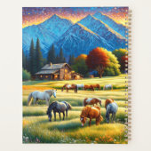 Horses on Farm Wildflower Meadow (Dos)