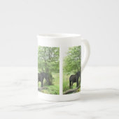 HORSES PORSELEIN KOP (Voorkant rechts)