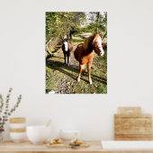 HORSES POSTER (Keuken)