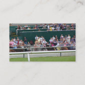 Horses Racing Tracks Visitekaartje (Achterkant)