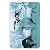 Horses ROCK Magnet Magneet (Verticaal)