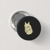 Horses Ronde Button 3,2 Cm (Voorkant /achterkant)