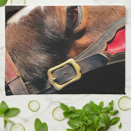 HORSES THEEDOEK (Gevouwen)