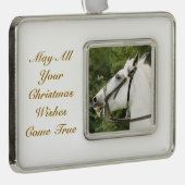 HORSES VERZILVERD KADER ORNAMENT (Rechts)