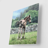 HORSES VIERKANTE KLOK (Hoek)