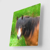 HORSES VIERKANTE KLOK (Hoek)