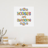 HORSES ZIJN GEWELDIGE POSTER (Keuken)
