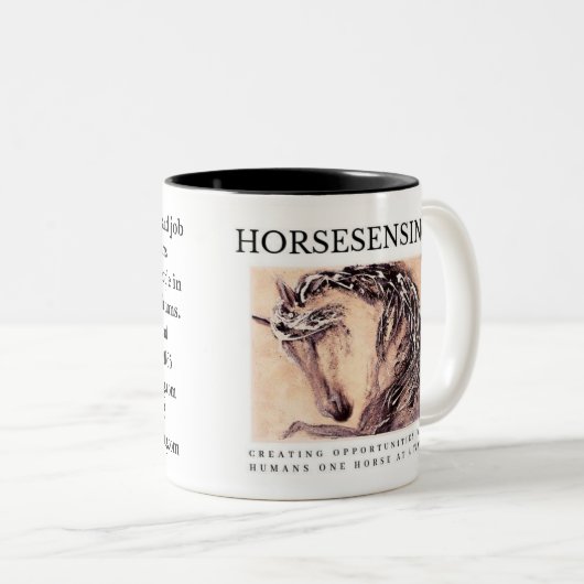 Horsesensing Coffee Mugs (Devant droit)