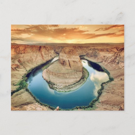 Horseshoe Bend Caynon Briefkaart (Voorkant)
