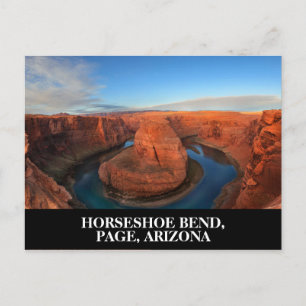 Horseshoe Bend in Page, Arizona Zuidwest VS Briefkaart