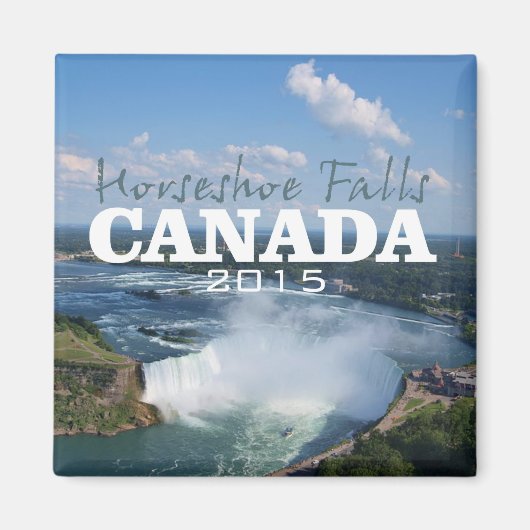 Horseshoe Falls Canada Travel Magnet Change Year (Devant)