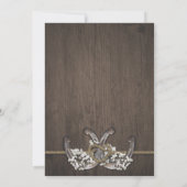 Horseshoe Floral Engagement Party Invitations (Dos)