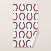 Horseshoe Good Luck Horseshoe (Serviette à main)