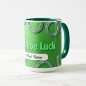 Horseshoe Luck Mug Custom (Devant droit)