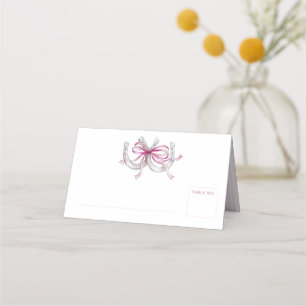 Horseshoes roze lint watercolor bruiloft