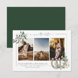 Horseshoes Shamrock Groene Decoratie 3 Foto Huwe Save The Date