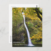 Horsetail-Herfsten, Columbia River Gorge, Oregon P Briefkaart (Voorkant / Achterkant)