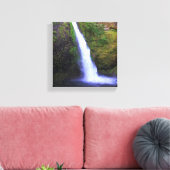 Horsetail-Herfsten, Oregon Canvas Afdruk (Insitu (Woonkamer))