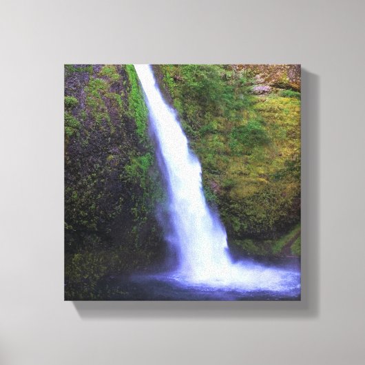 Horsetail-Herfsten, Oregon Canvas Afdruk (Voorkant)