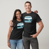 Horsetooth Reservoir Colorado Gevist Rod T-shirt (Unisex)