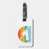 Horsetooth Reservoir Colorado Kayak Bagagelabel (Achterkant verticaal)