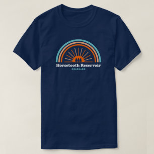 Horsetooth Reservoir Colorado Rainbow T-shirt